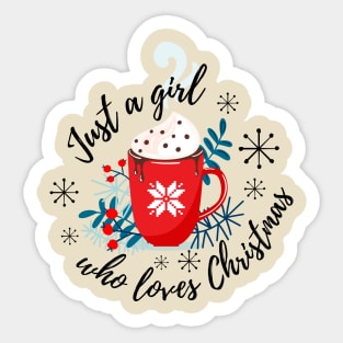 Just a Girl Sticker